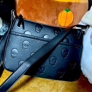 Mad Engine Halloween Skull Crossbody Purse